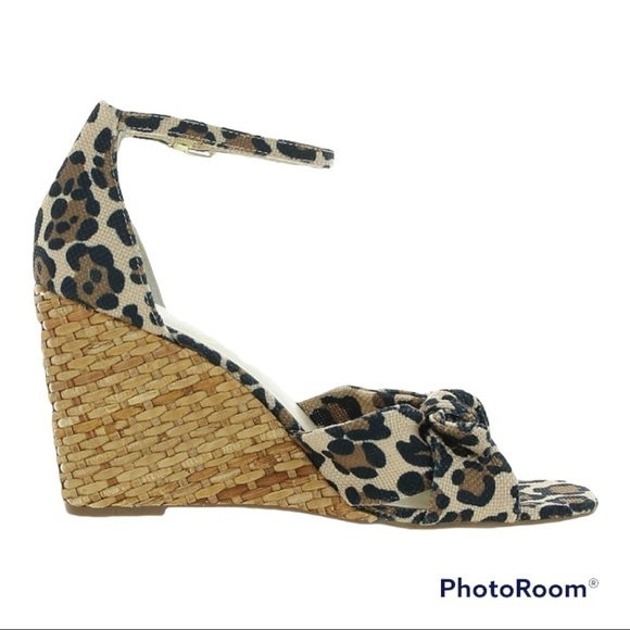 Jessica Simpson Womens Delirah Denim Ankle Strap Wedge Sandals NIB - Picture 3 of 10